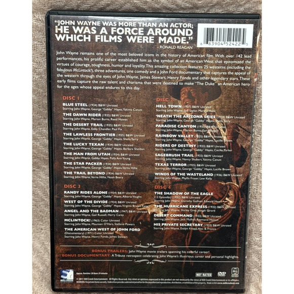 John Wayne: The Tribute Collection DVD – Classic Western Movie Set - Picture 2 of 4